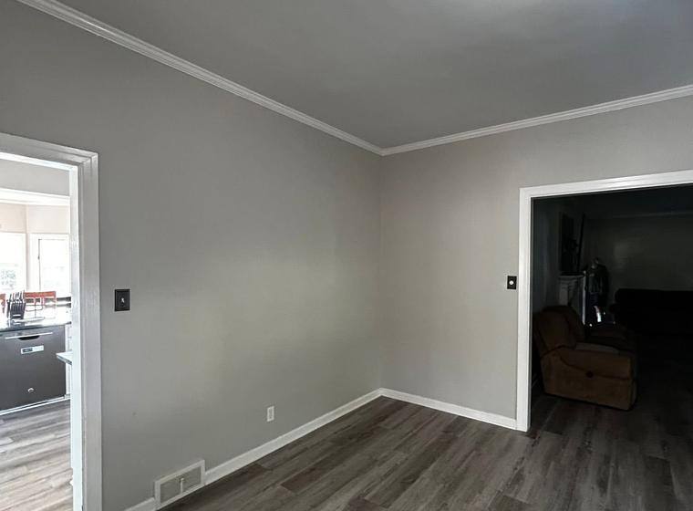 Trim, paint and flooring complete