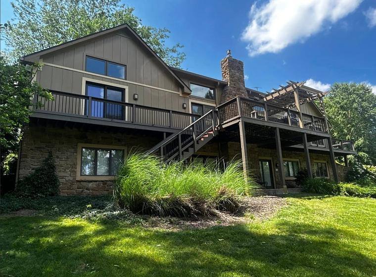 Large southern Indiana home after a full exterior renovation